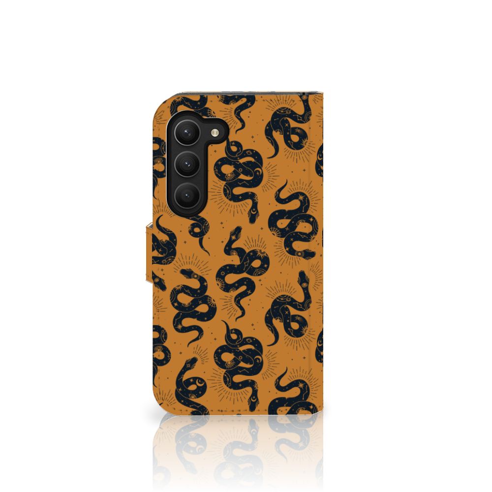 Telefoonhoesje met Pasjes voor Samsung Galaxy S23 Snakes