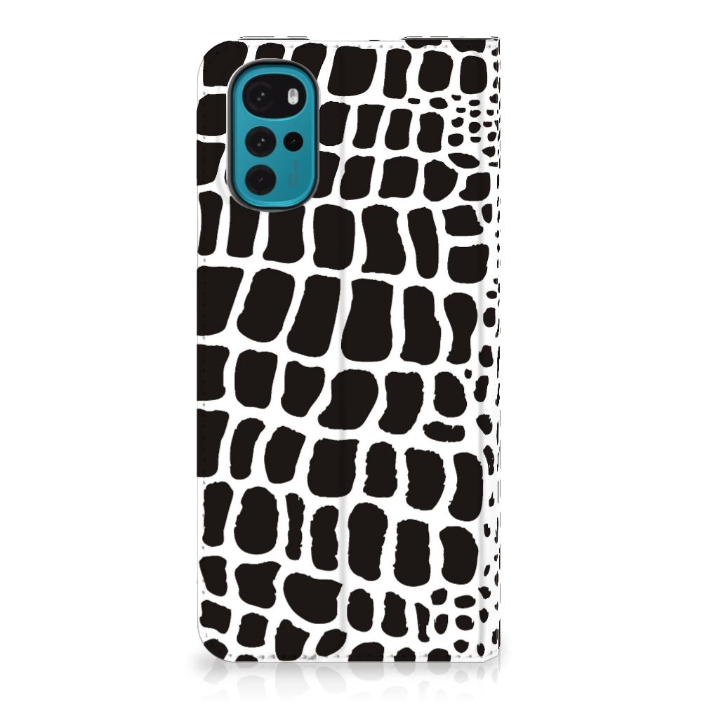 Motorola Moto G22 Hoesje maken Slangenprint - B2C Telecom