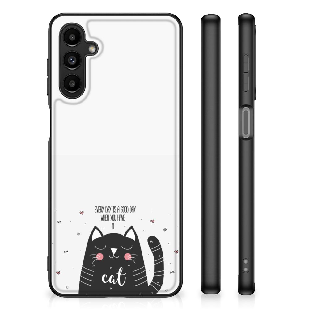 Samsung Galaxy A14 5G Hoesje Cat Good Day