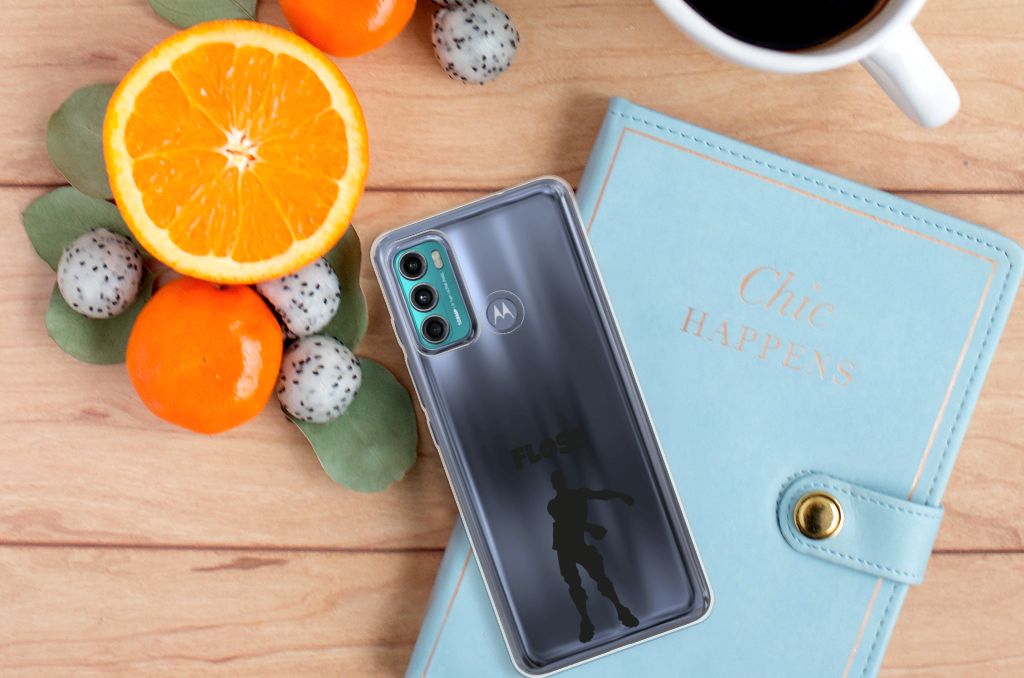Motorola Moto G60 Telefoonhoesje met Naam Floss B2C Telecom