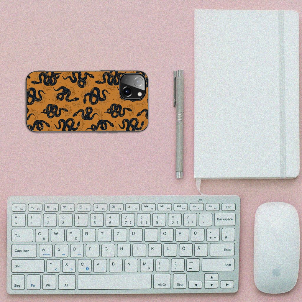Dierenprint Telefoonhoesje voor Apple iPhone 13 Snakes B2C Telecom