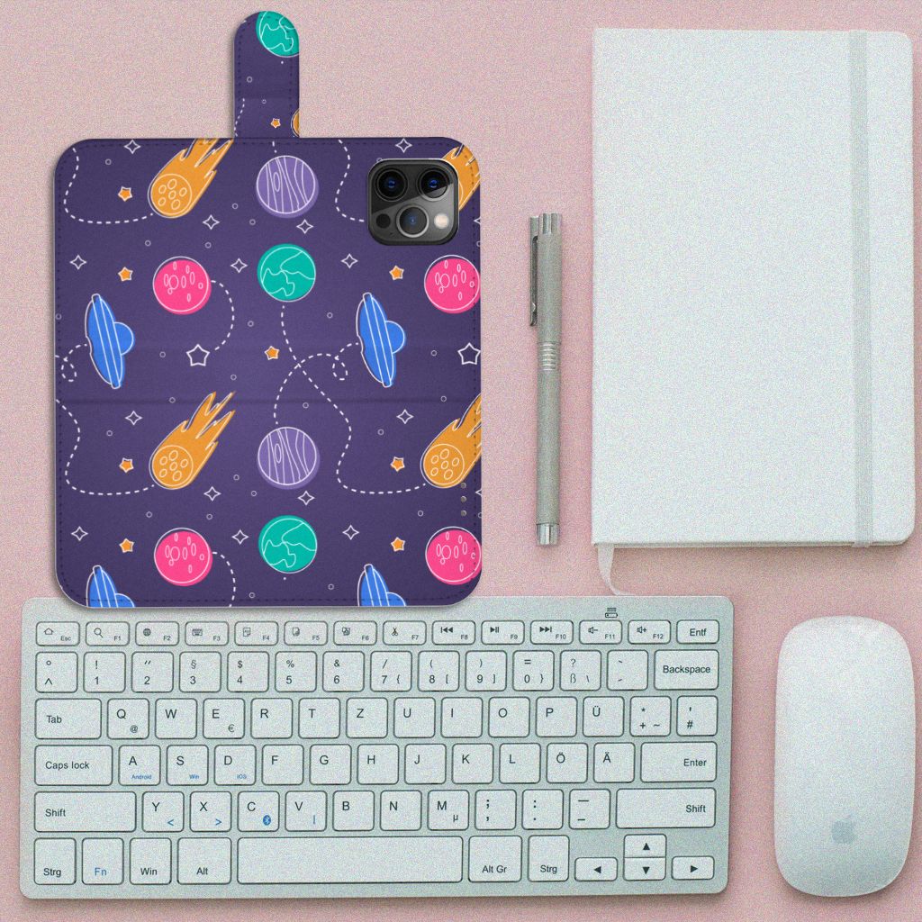 Apple iPhone 12 Pro Max Wallet Case met Pasjes Space