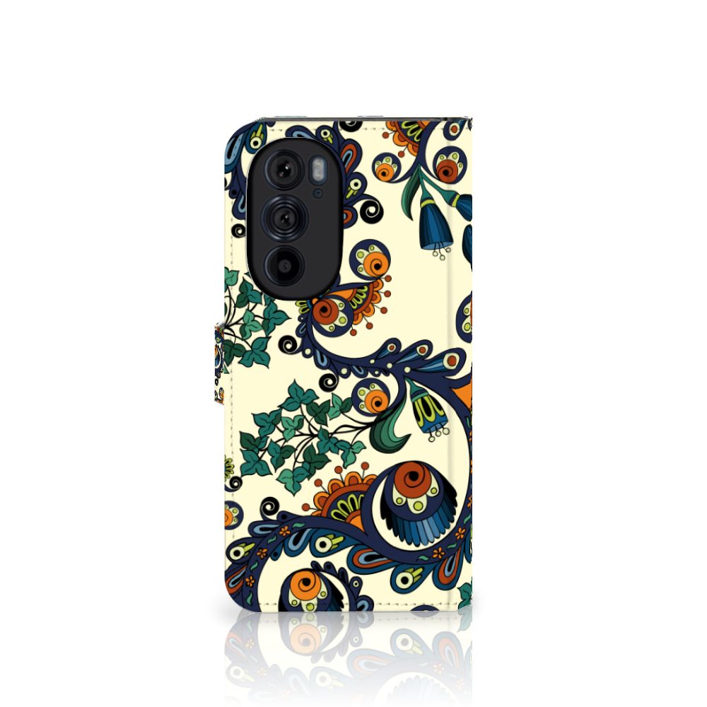 Wallet Case Motorola Edge 30 Pro Barok Flower