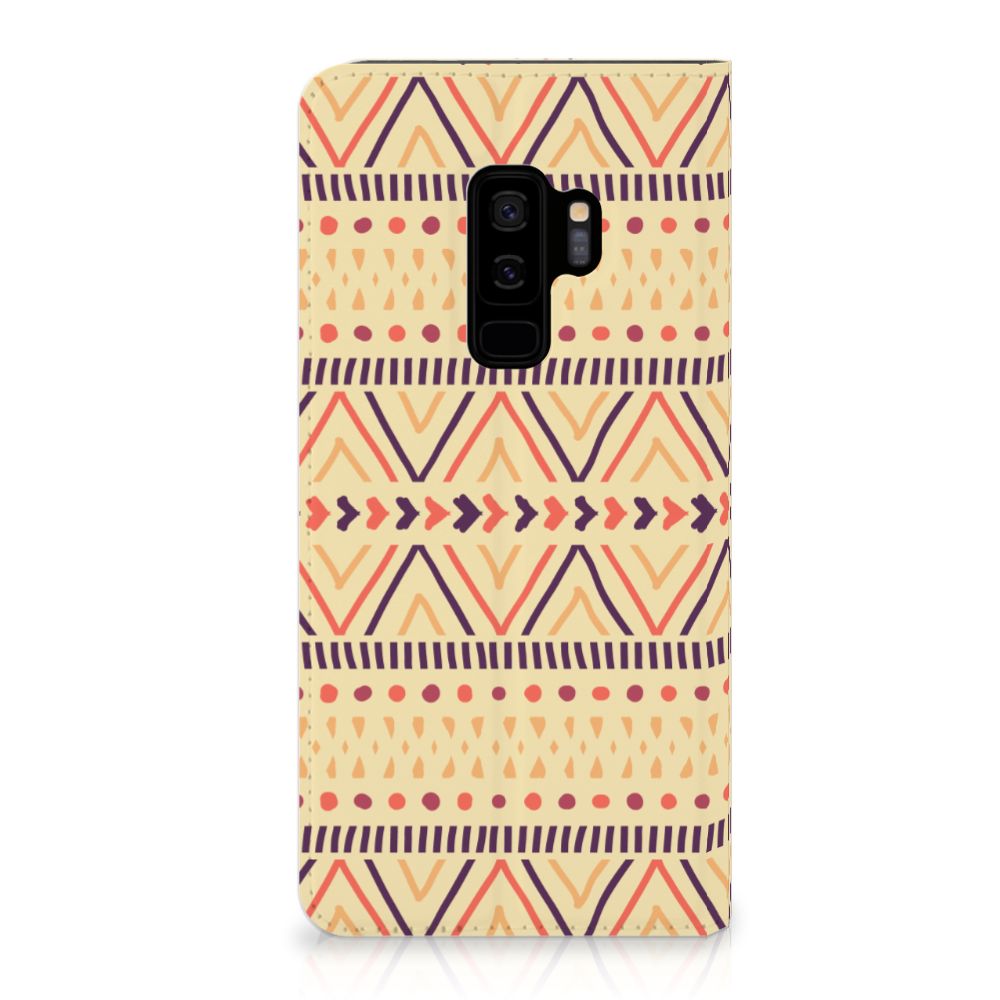 Samsung Galaxy S9 Plus Hoesje met Magneet Aztec Yellow