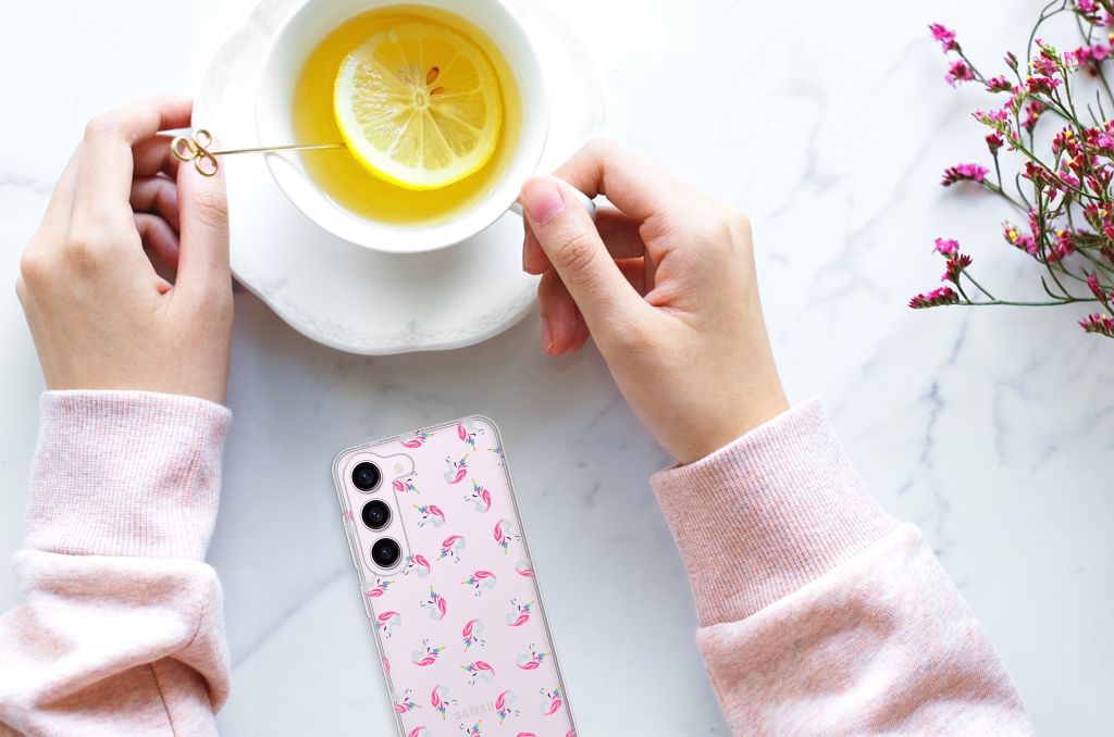 TPU bumper voor Samsung Galaxy S23 Unicorns B2C Telecom