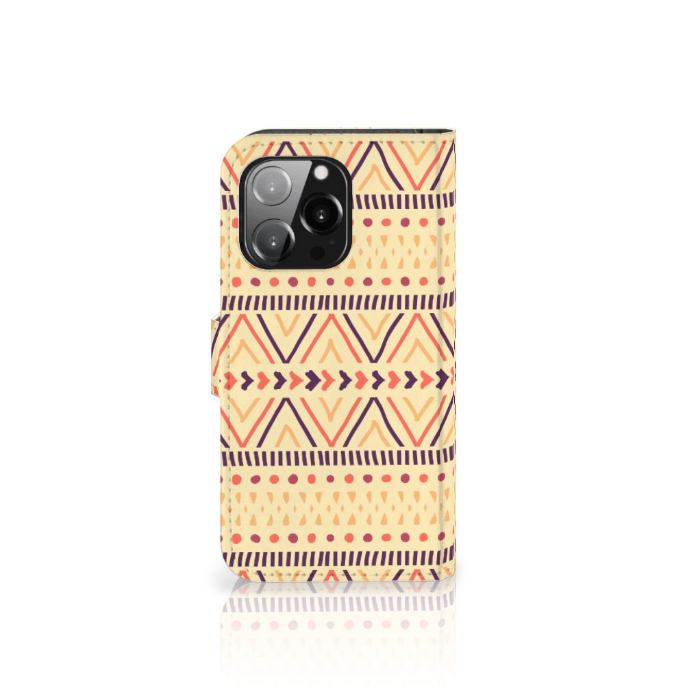iPhone 13 Pro Telefoon Hoesje Aztec Yellow