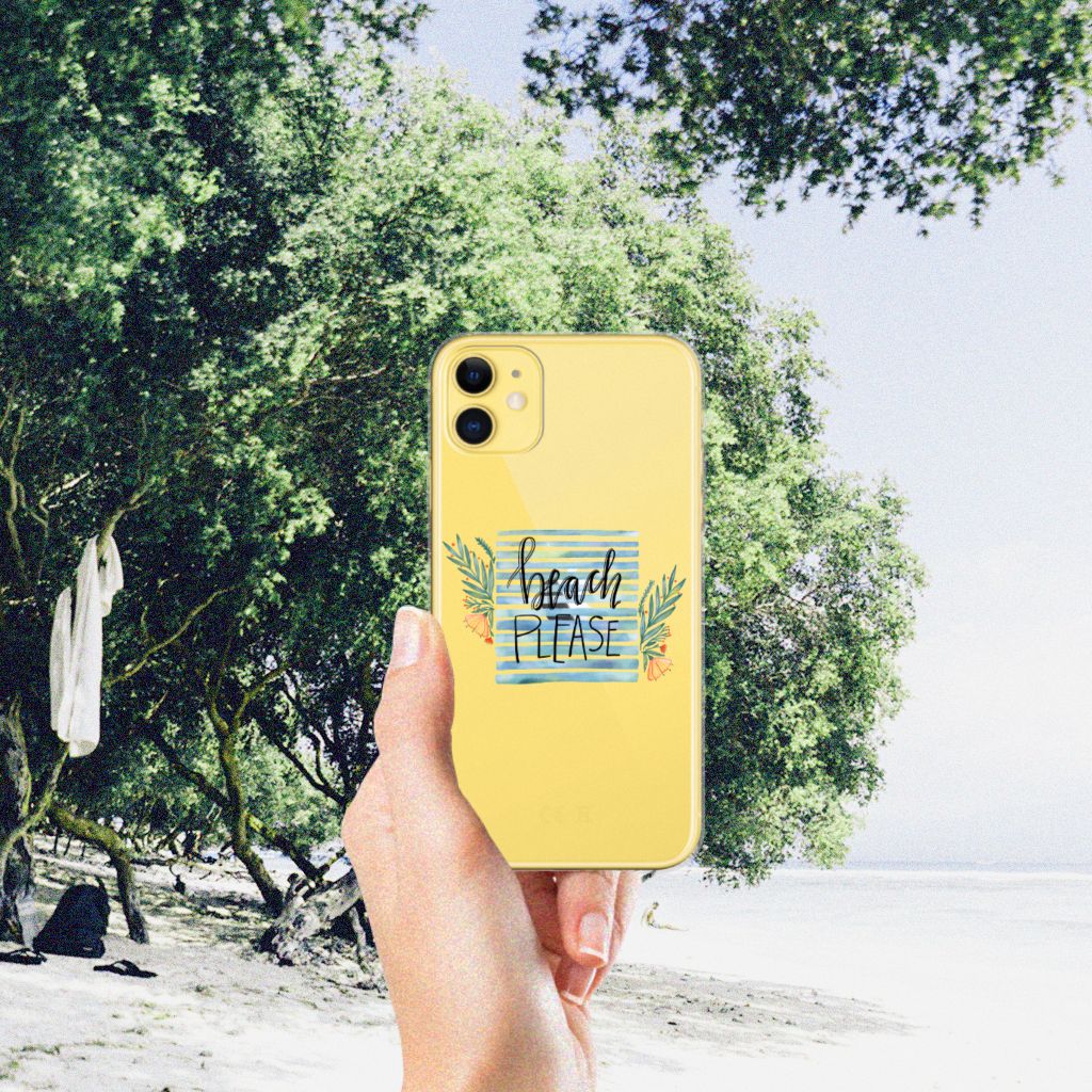 Apple iPhone 11 Telefoonhoesje met Naam Boho Beach