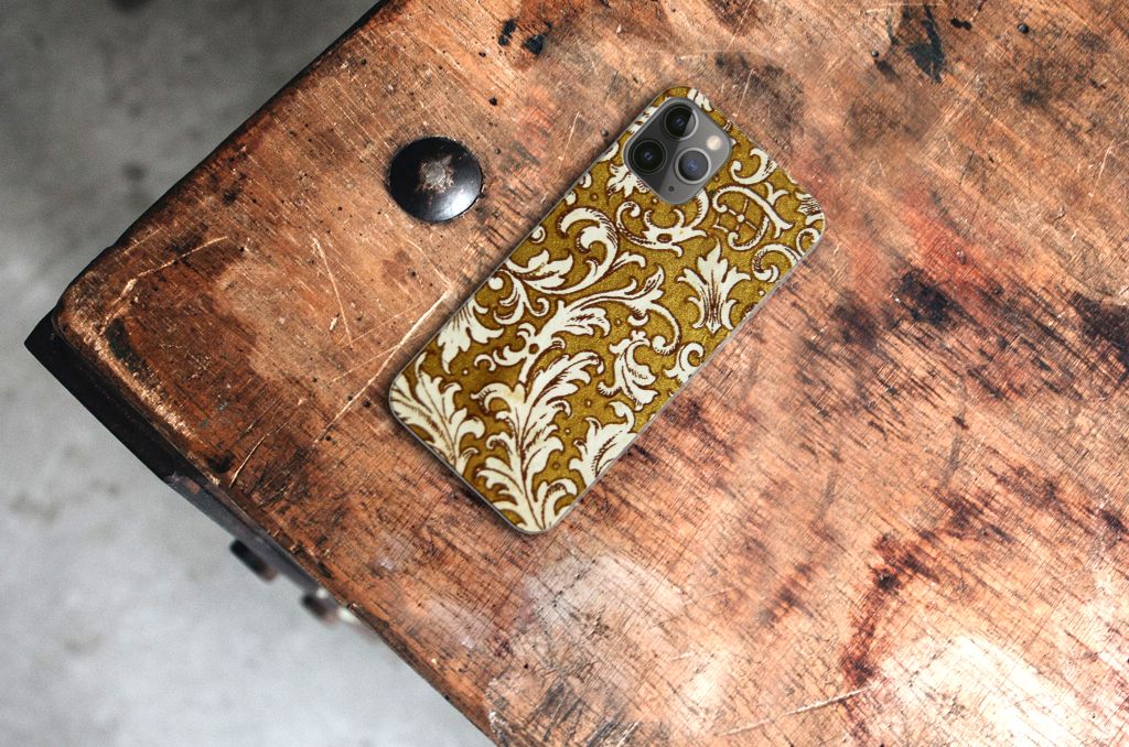 Siliconen Hoesje Apple iPhone 11 Pro Barok Goud