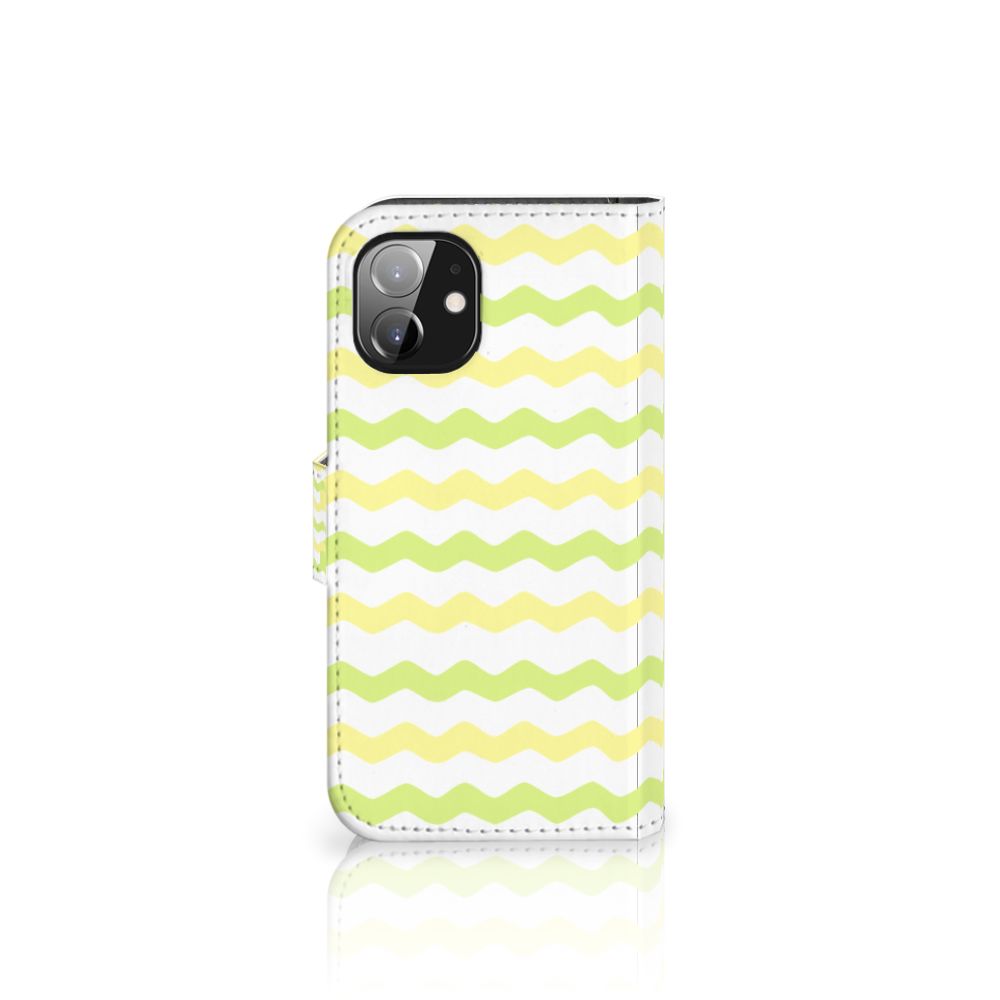 Apple iPhone 12 Mini Telefoon Hoesje Waves Yellow
