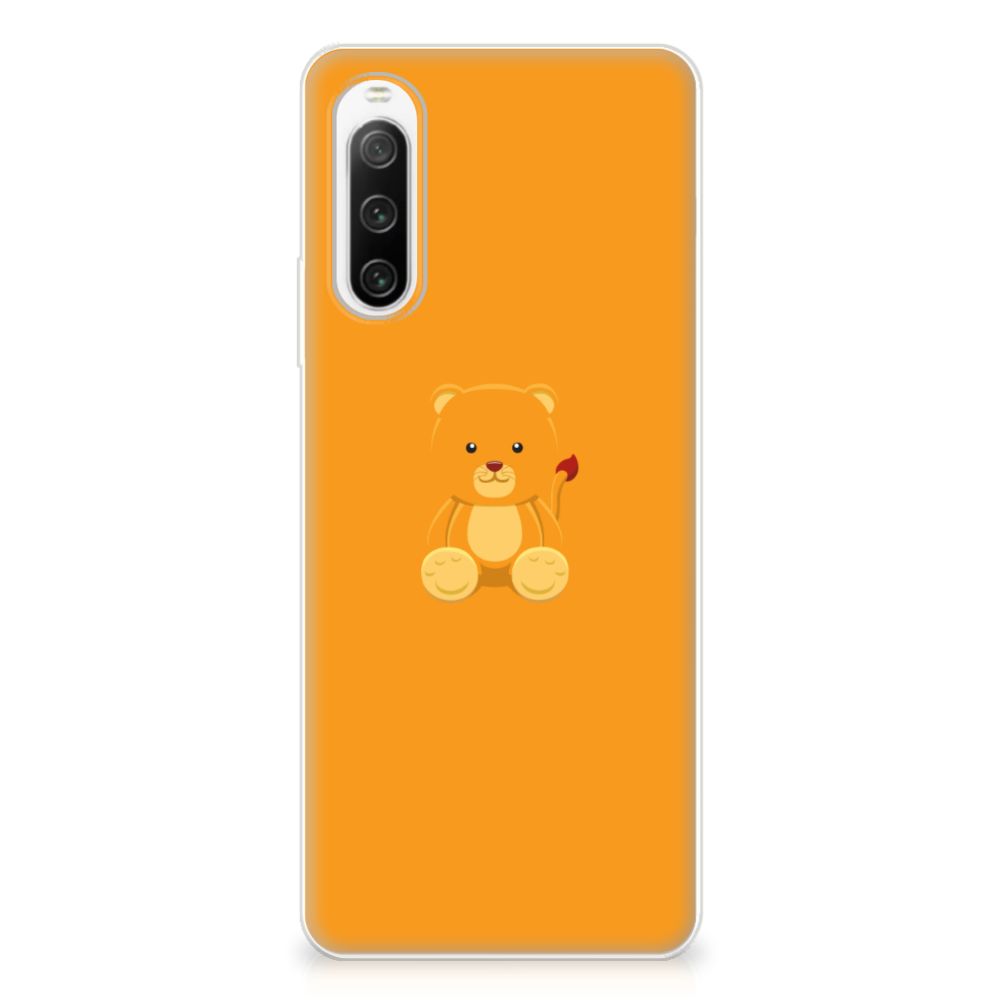 Sony Xperia 10 IV Telefoonhoesje met Naam Baby Beer B2C Telecom