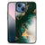 Marmeren Print Telefoonhoesje voor Apple iPhone 13 mini Marmer Groen