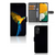 Samsung Galaxy A14 5G Telefoonhoesje met Pasjes Papegaai met kleurrijke papegaai op de voorkant en ruimte voor 3 pasjes.