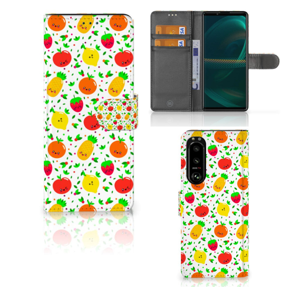 Sony Xperia 5III Book Cover Fruits