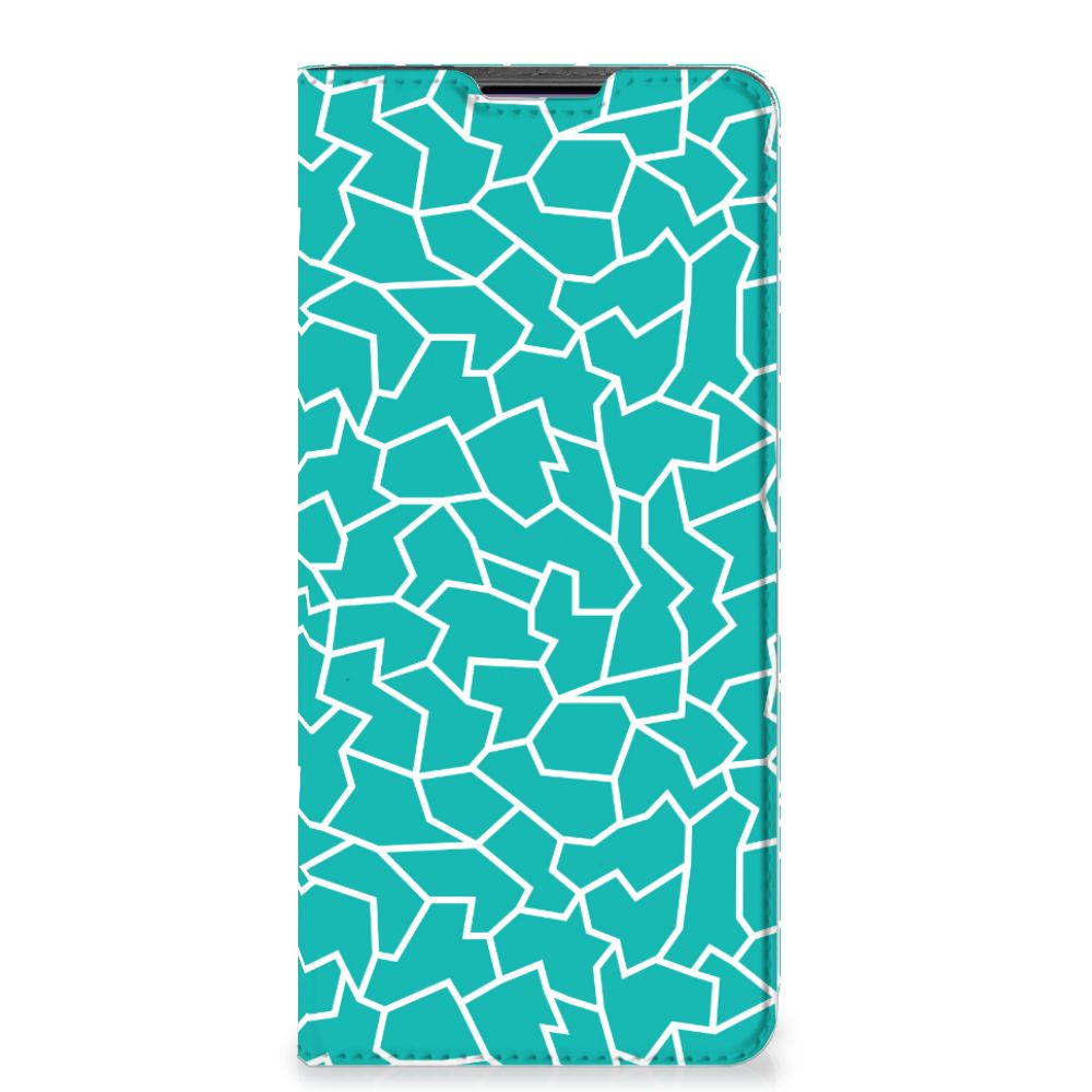Motorola Edge 30 Pro Bookcase Cracks Blue - B2C Telecom