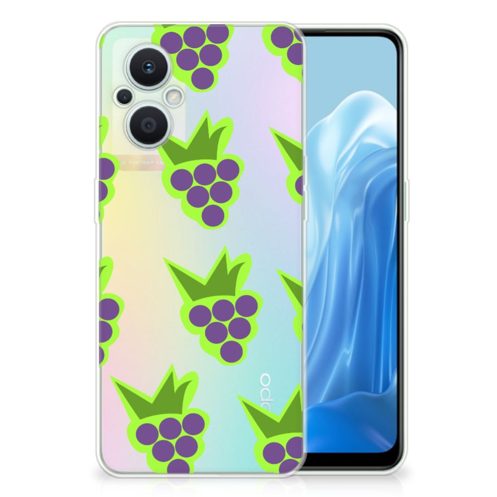 OPPO Reno8 Lite Siliconen Case Druiven B2C Telecom