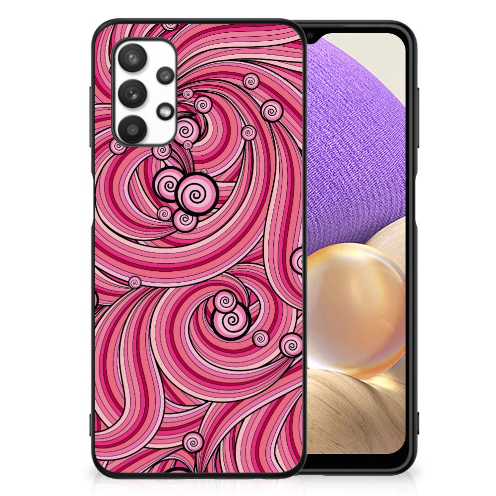 Samsung Galaxy A32 5G Leuk Telefoonhoesje Swirl Pink B2C Telecom