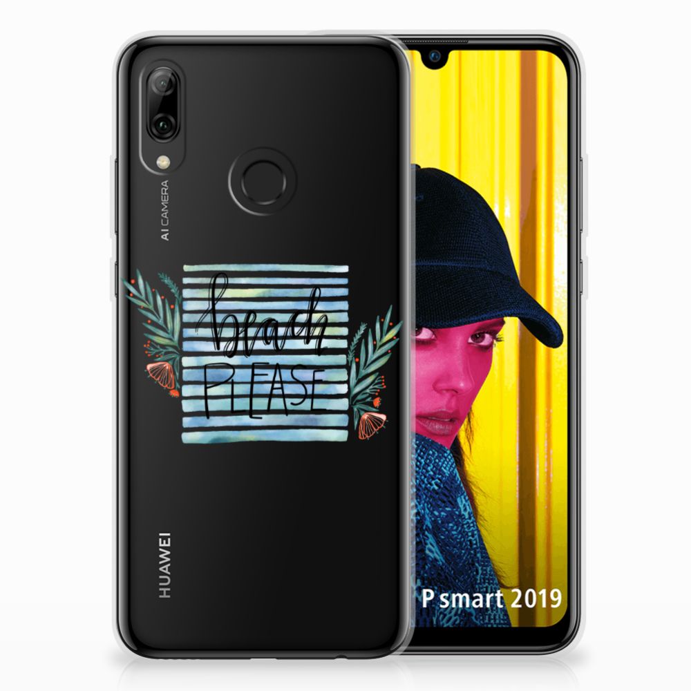 Huawei P Smart 2019 Telefoonhoesje met Naam Boho Beach