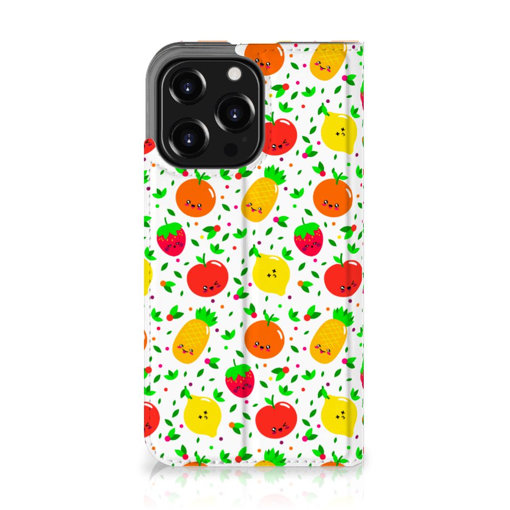 iPhone 13 Pro Flip Style Cover Fruits - B2C Telecom