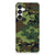Samsung Galaxy A55 Doorzichtige Silicone Hoesje Army Dark
