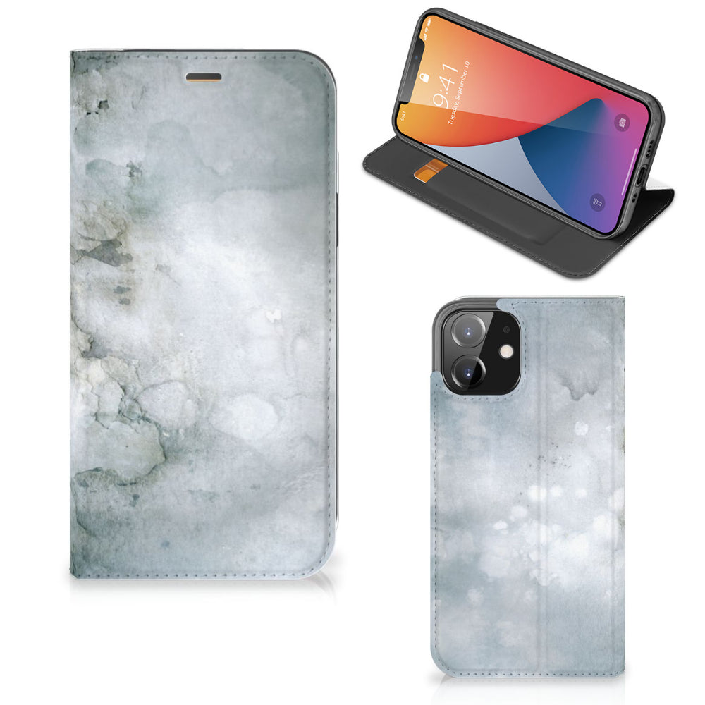 Bookcase iPhone 12 | iPhone 12 Pro Painting Grey