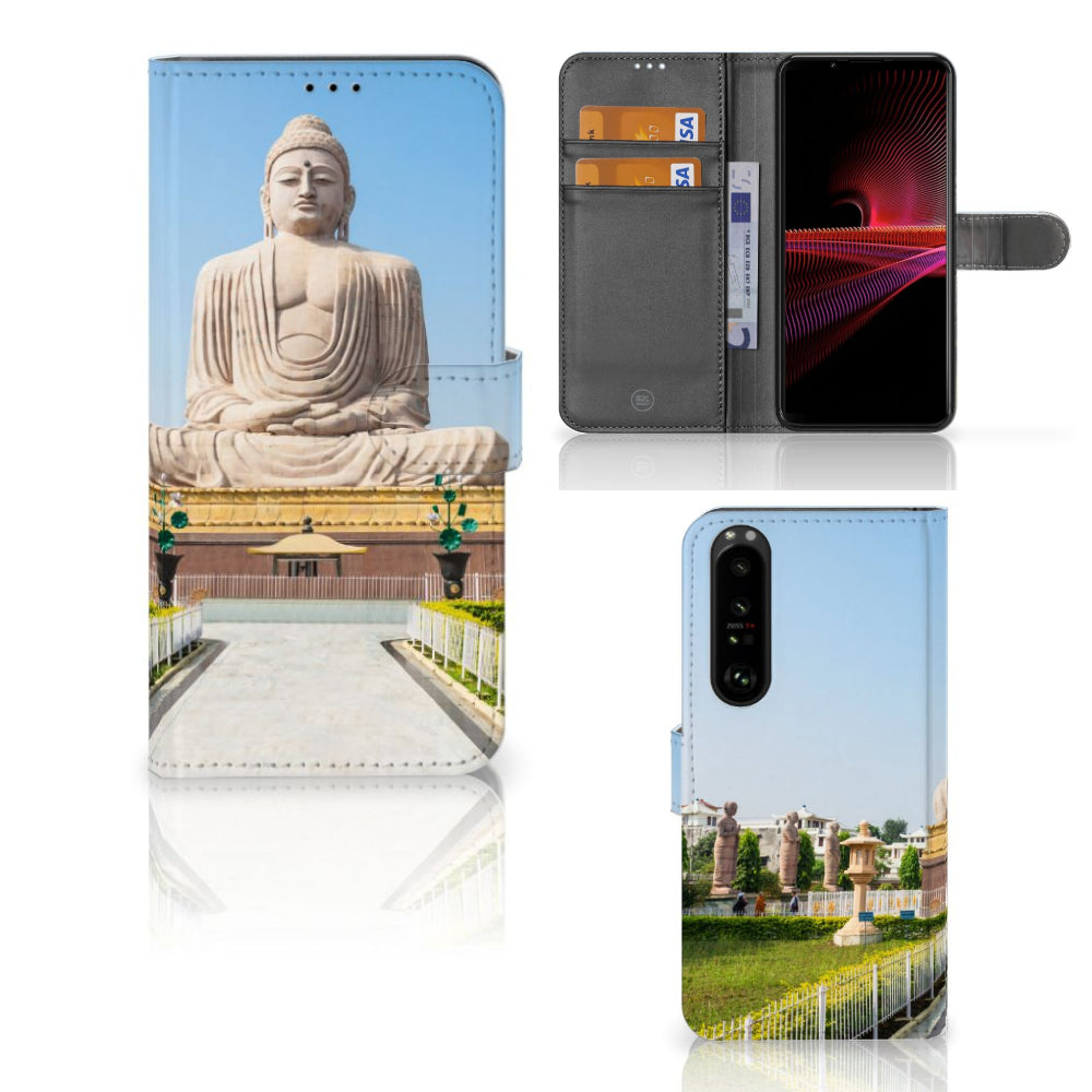 Sony Xperia 1 III Flip Cover Boeddha