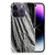 Bumper Hoesje Apple iPhone 14 Pro Boomschors Grijs met stijlvolle schorsprint op een transparante case.
