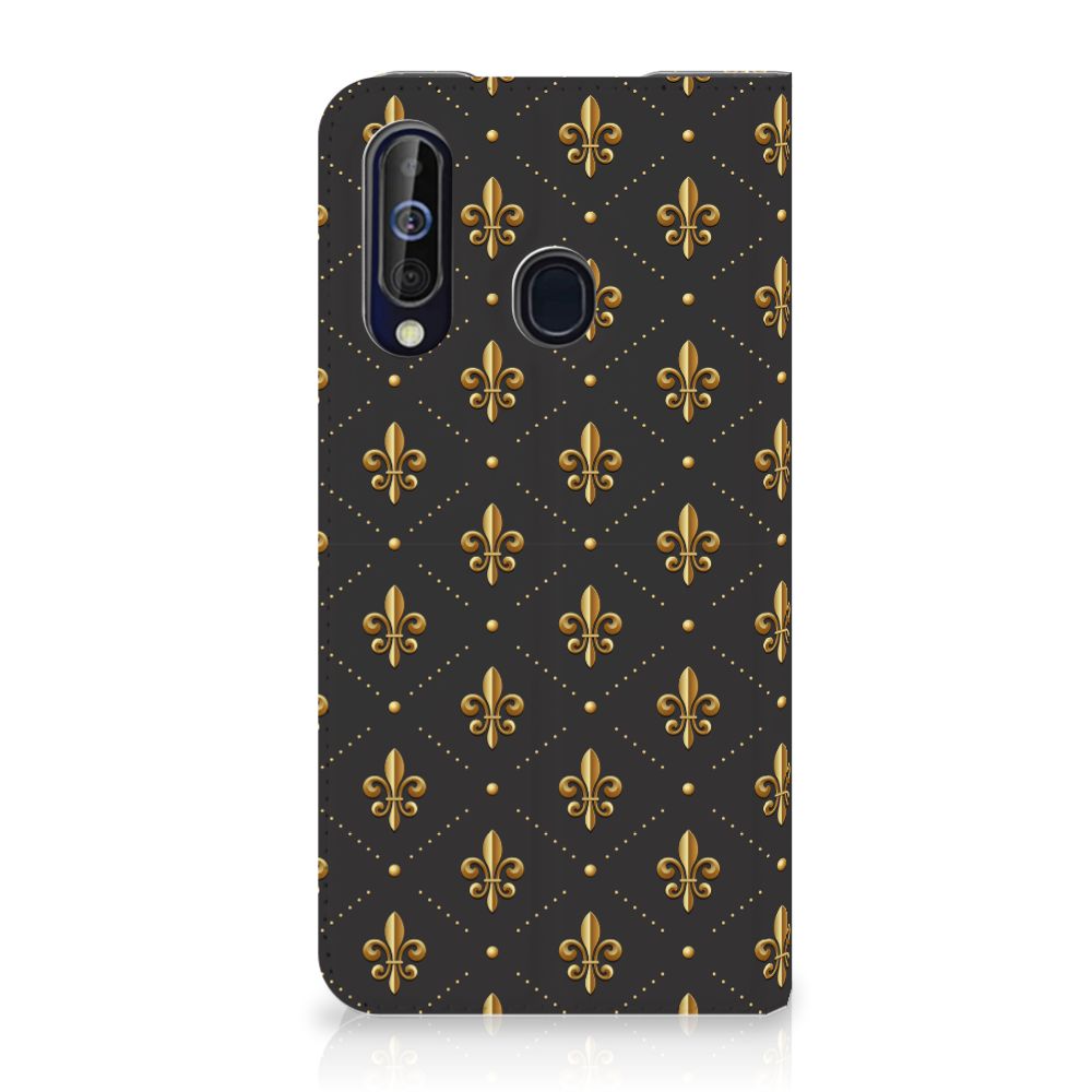 Samsung Galaxy A60 Hoesje met Magneet Franse Lelie