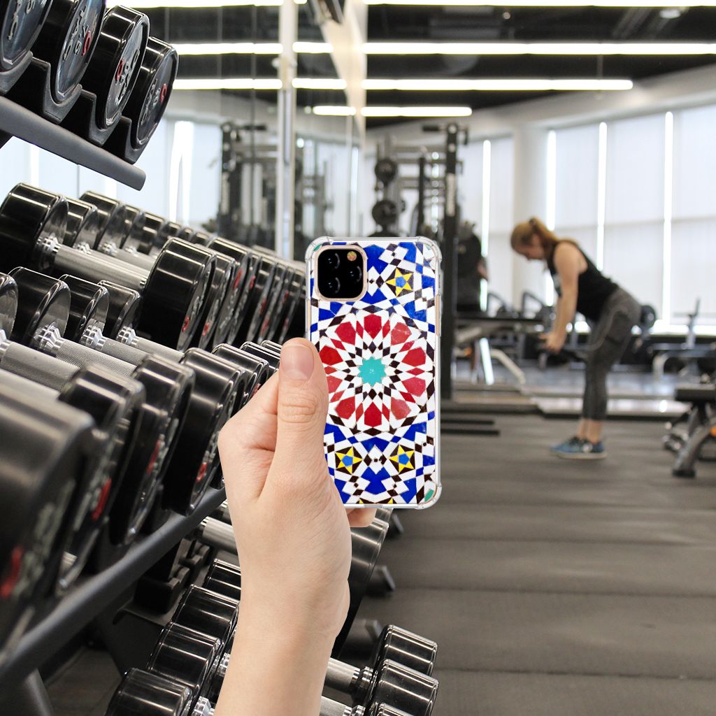 Apple iPhone 11 Pro Anti-Shock Hoesje Mozaïek