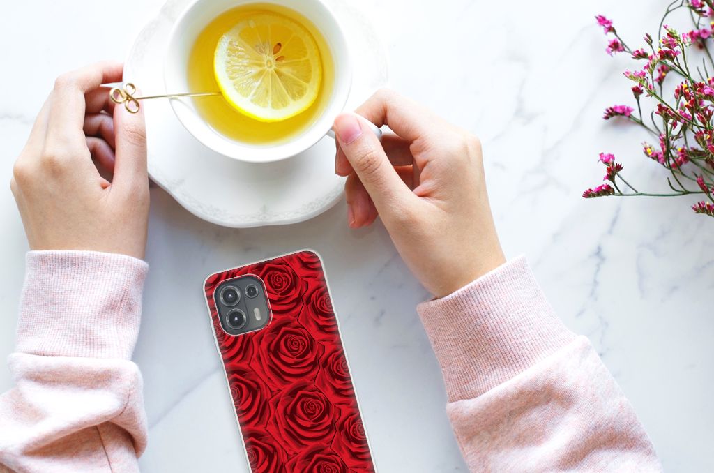 Motorola Edge 20 Lite TPU Case Red Roses B2C Telecom