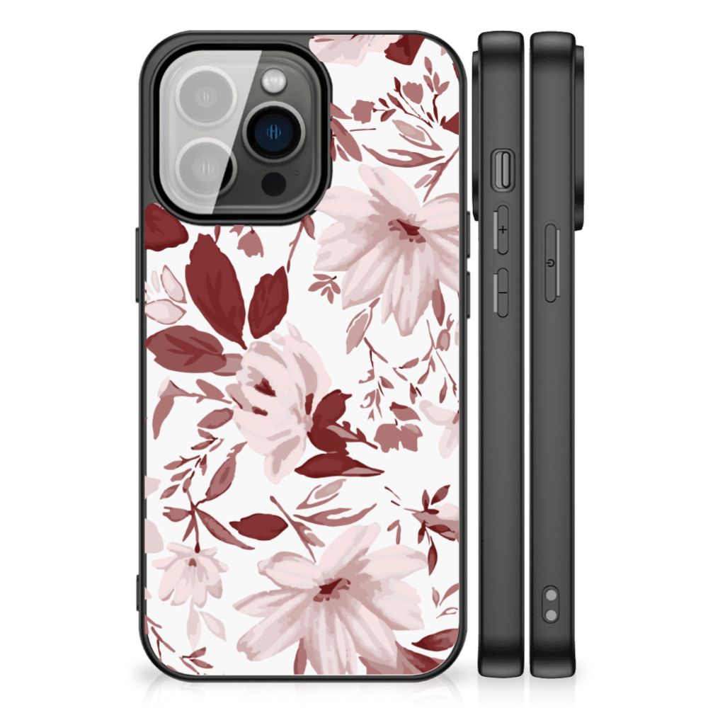Kleurrijke Telefoonhoesje iPhone 13 Pro Watercolor Flowers B2C Telecom