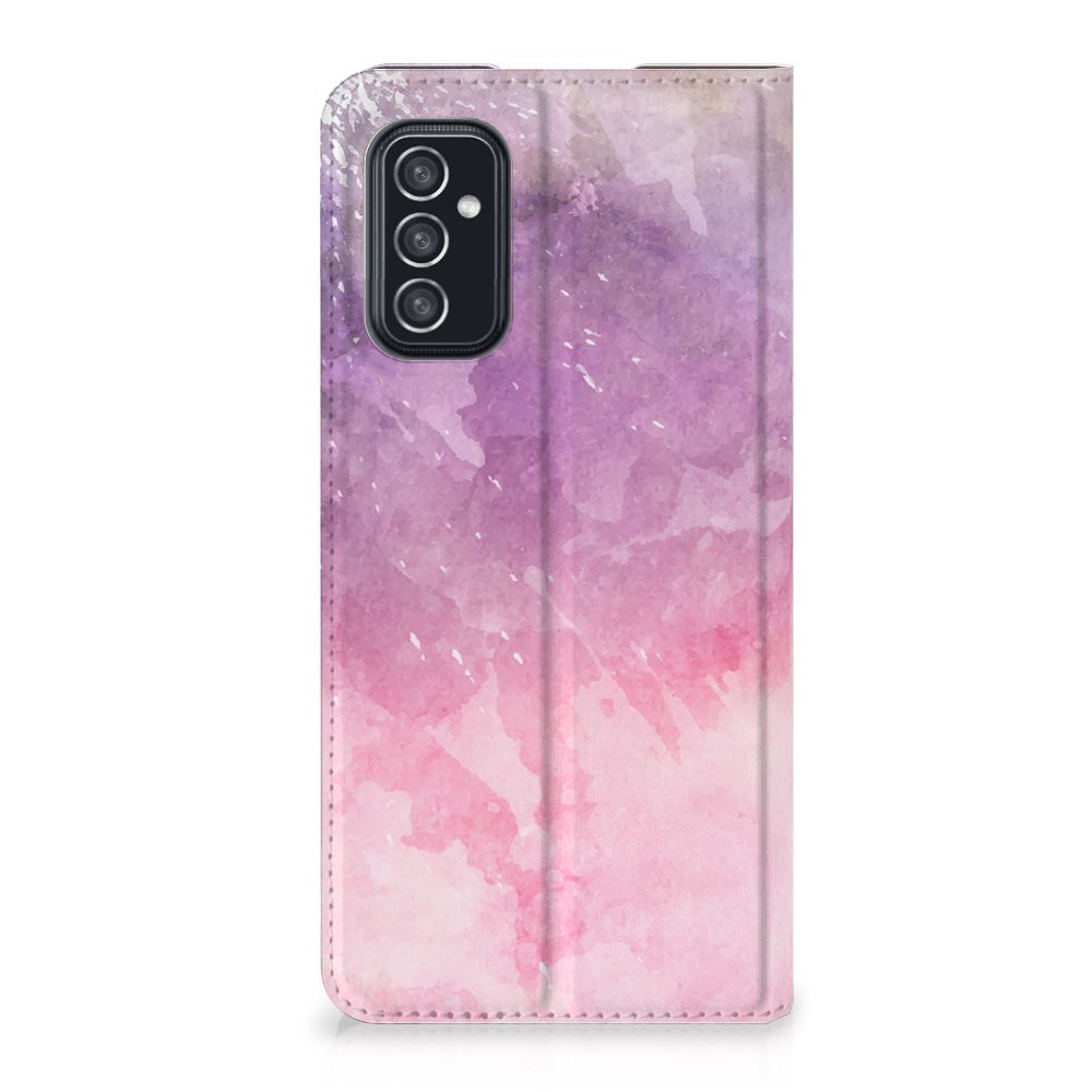 Bookcase Samsung Galaxy M52 Pink Purple Paint - B2C Telecom
