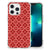 Apple iPhone 13 Pro Doorzichtige Silicone Hoesje Batik Rood B2C Telecom