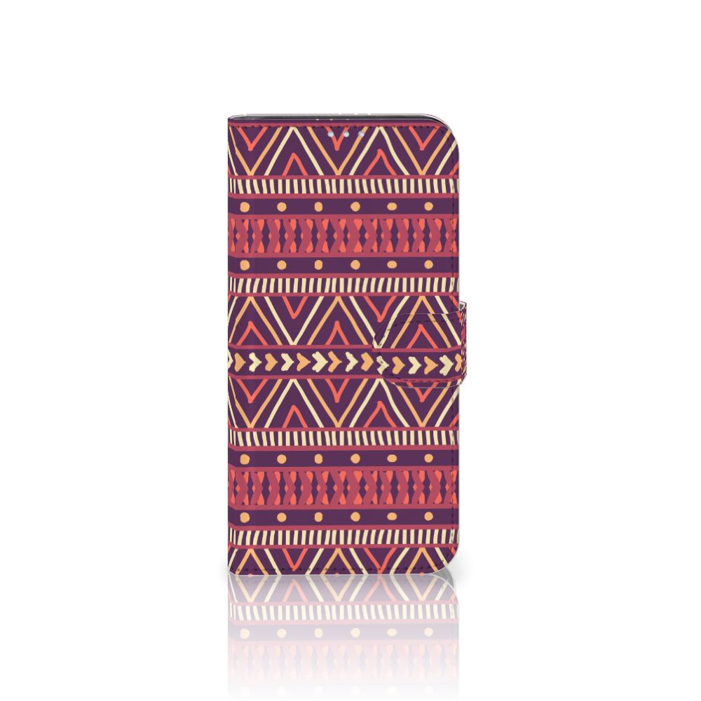 Motorola G8 Power Telefoon Hoesje Aztec Paars
