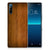 Sony Xperia L4 Bumper Hoesje Donker Hout