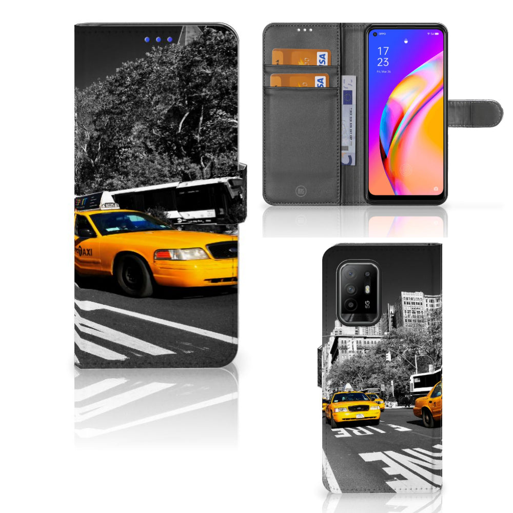 OPPO Reno5 Z | A94 5G Flip Cover New York Taxi