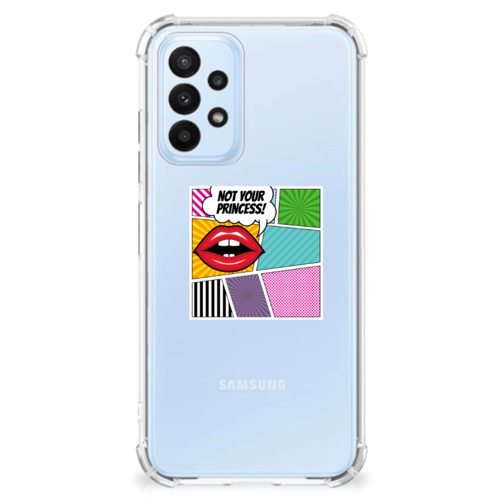 Samsung Galaxy A23 Anti Shock Bumper Case Popart Princess - B2C Telecom