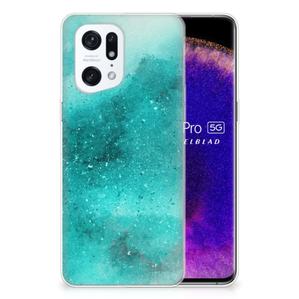 Hoesje maken OPPO Find X5 Pro Painting Blue B2C Telecom