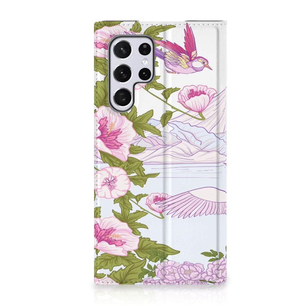 Samsung Galaxy S22 Ultra Hoesje maken Bird Standing - B2C Telecom