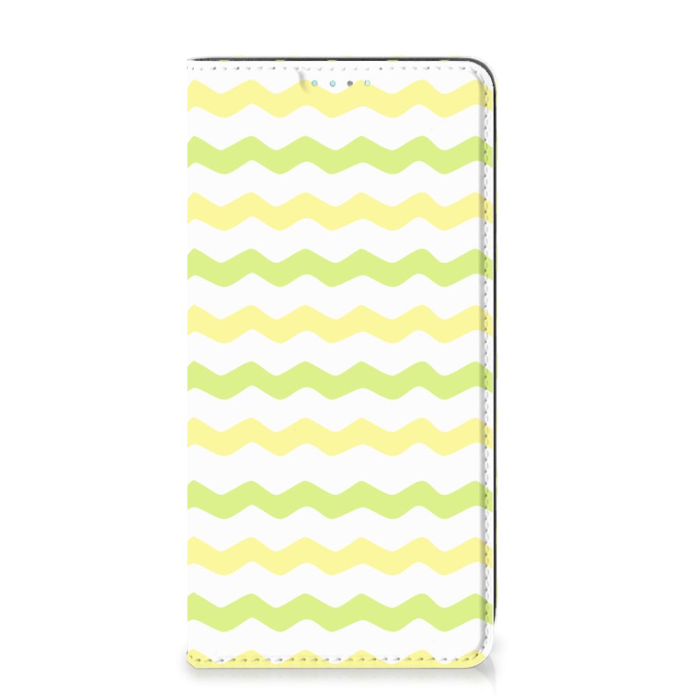 Samsung Galaxy A41 Hoesje met Magneet Waves Yellow - B2C Telecom