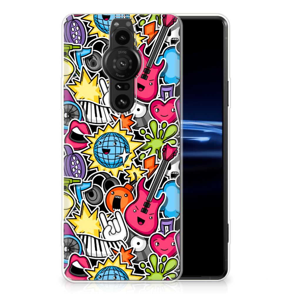 Sony Xperia Pro-I Silicone Back Cover Punk Rock