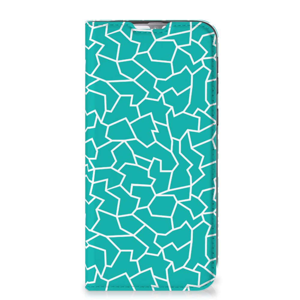 Samsung Galaxy M31 Bookcase Cracks Blue - B2C Telecom