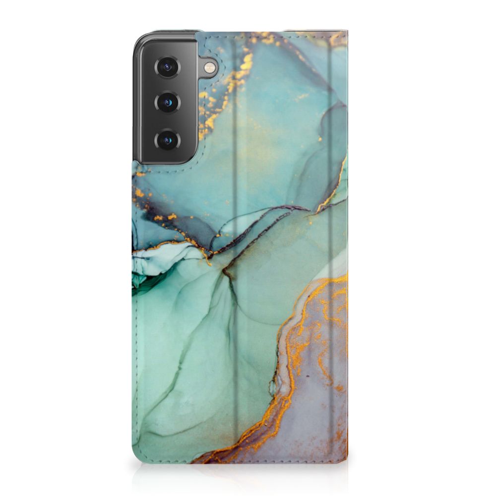 Bookcase voor Samsung Galaxy S21 Plus Watercolor Mix - B2C Telecom