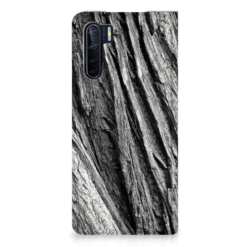 Book Wallet Case OPPO Reno3 | A91 Boomschors Grijs - B2C Telecom