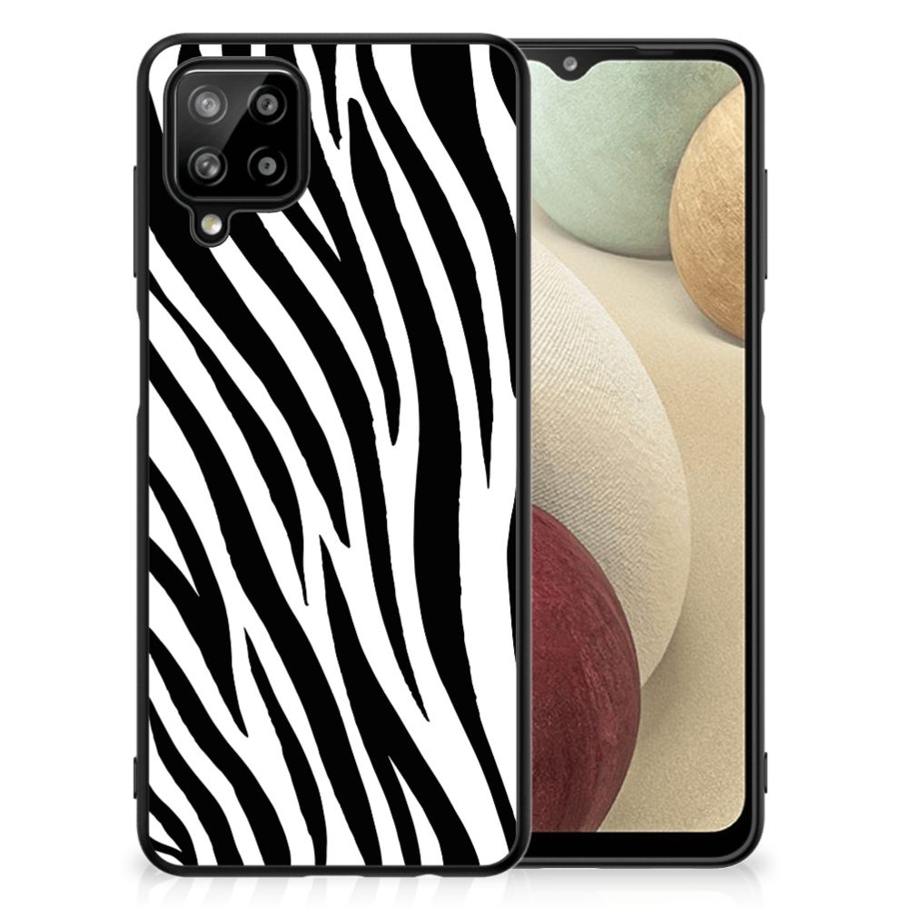 Samsung Galaxy A12 Dierenprint Telefoonhoesje Zebra