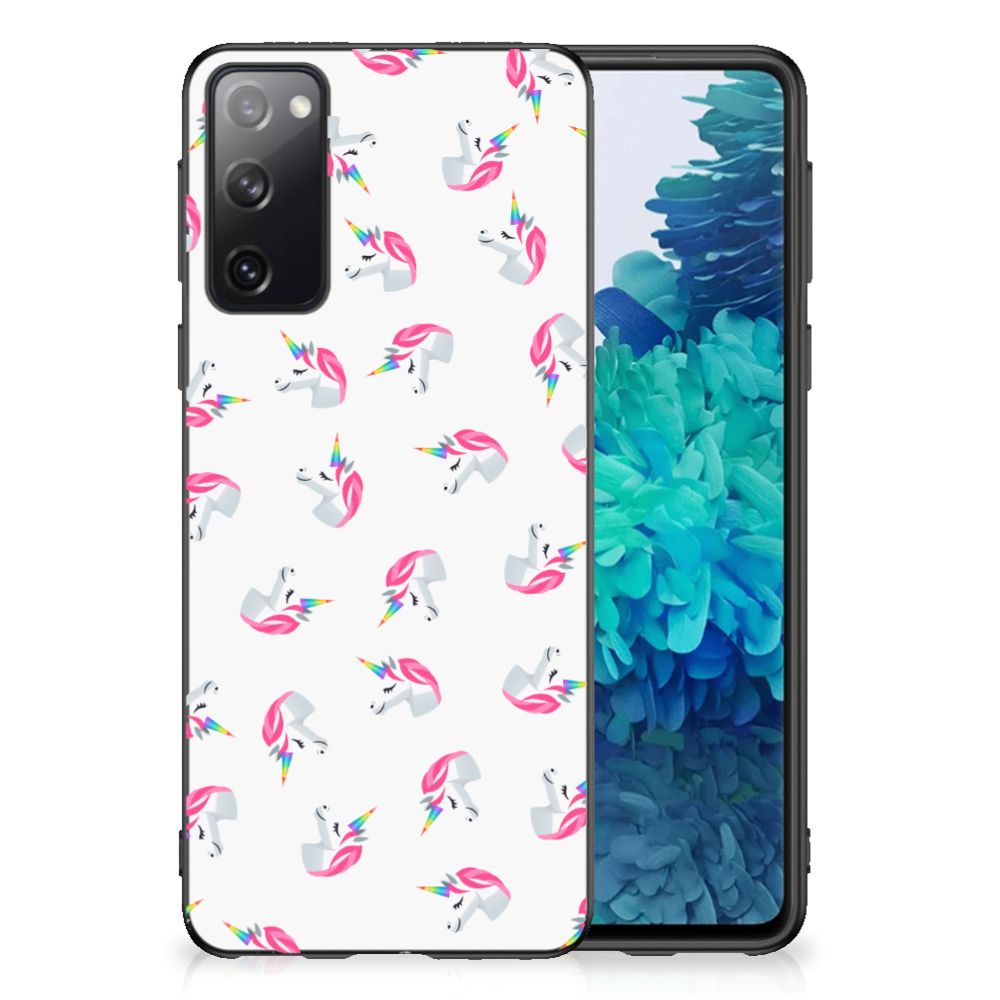 Bumper Case voor Samsung Galaxy S20 Unicorns