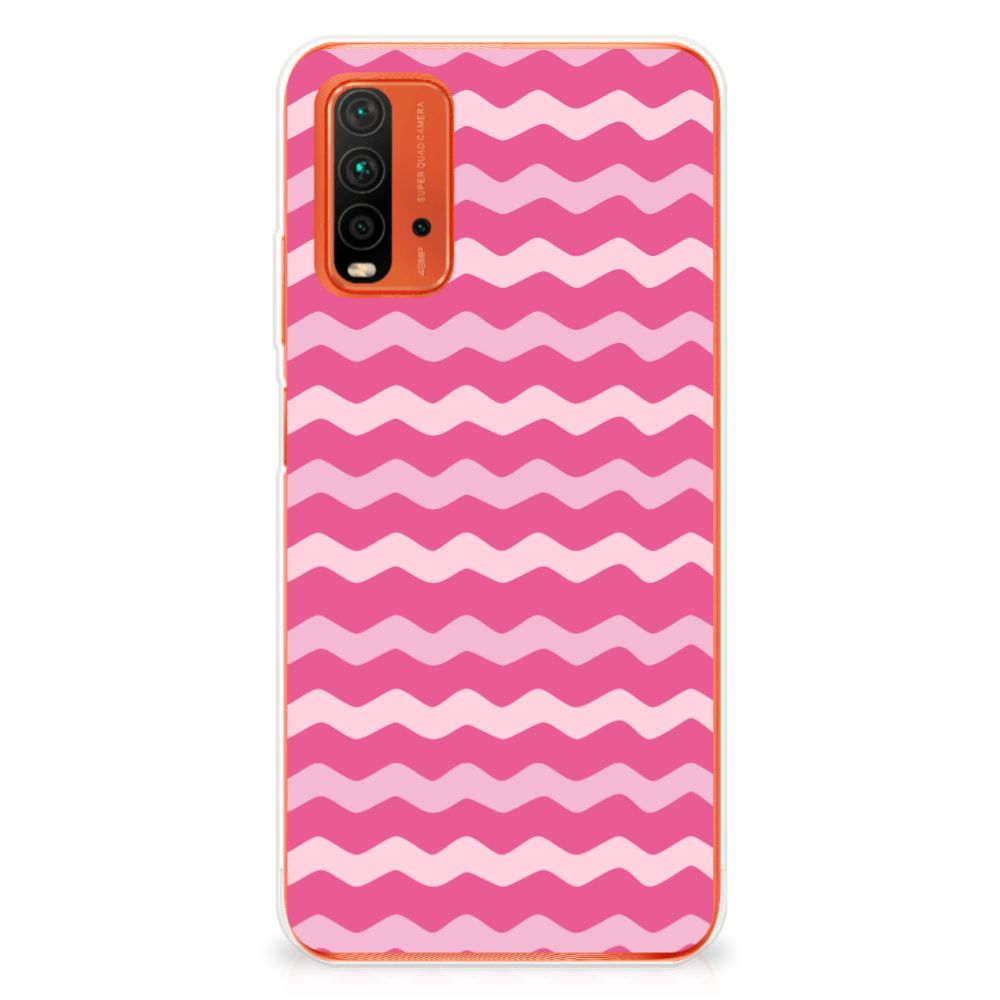 Xiaomi Poco M3 TPU bumper Waves Pink