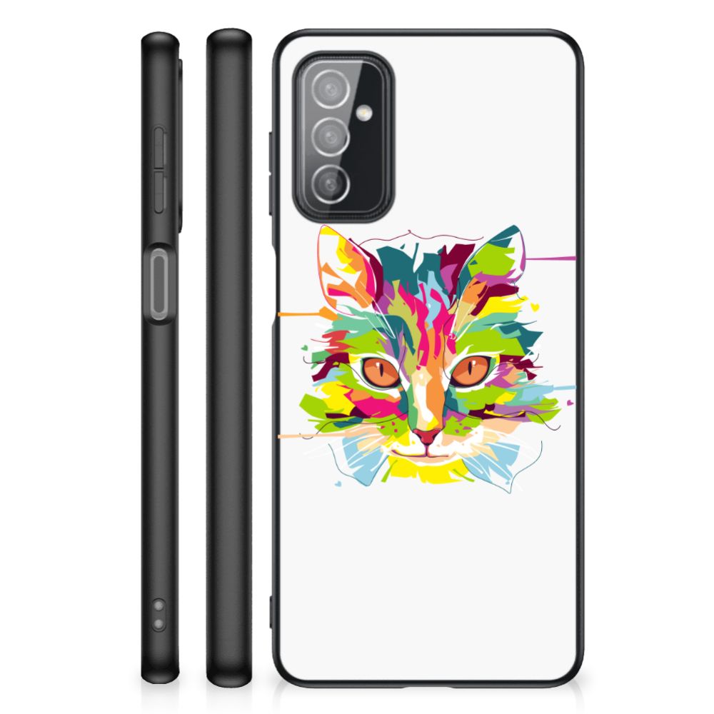 Samsung Galaxy M52 Hoesje Cat Color