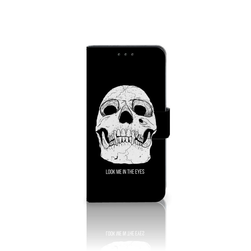 Telefoonhoesje met Naam Alcatel 1B (2020) Skull Eyes