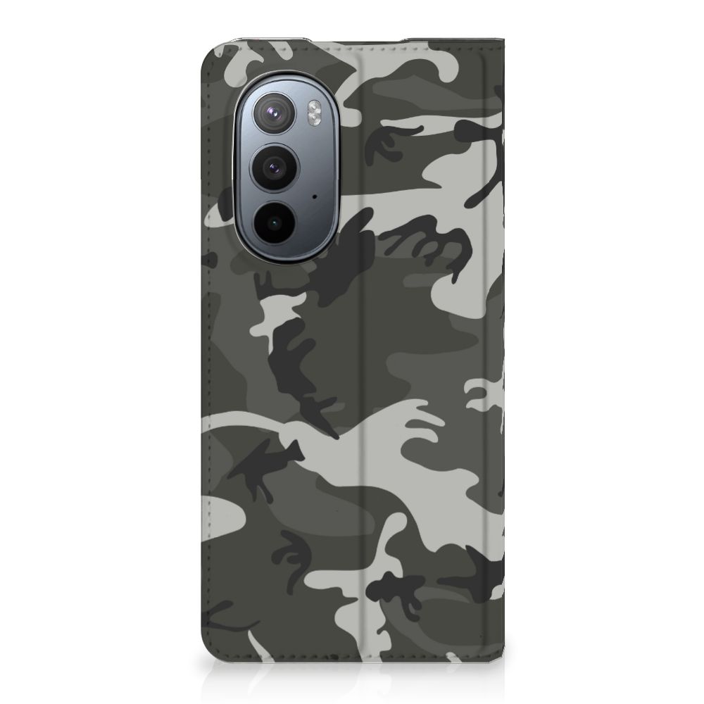 Motorola Edge 30 Pro Hoesje met Magneet Army Light - B2C Telecom
