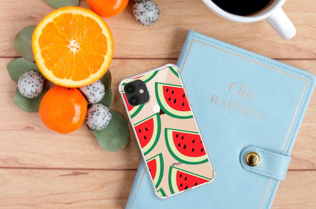 Apple iPhone 11 Beschermhoes Watermelons